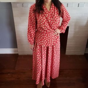 Vintage two piece dress